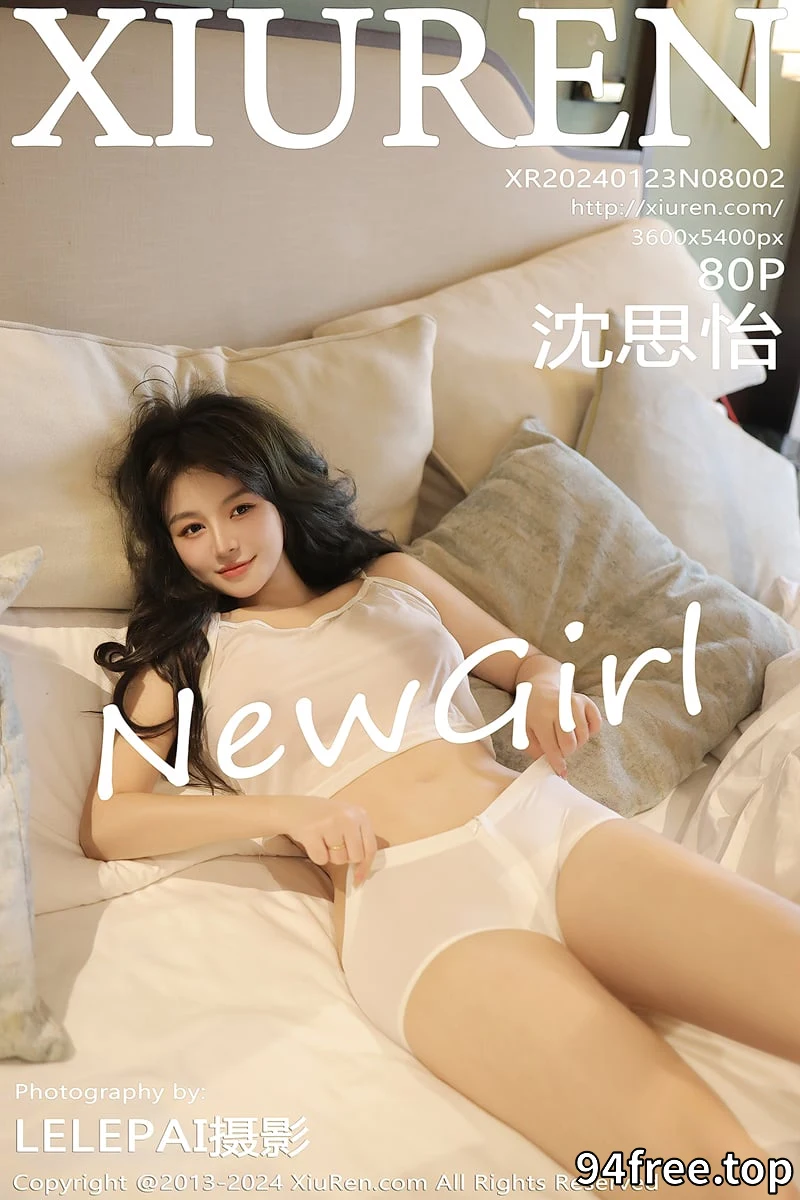 [XiuRen秀人网] No.8002 新人模特沈思怡私房床上性感白色轻透睡衣秀完美身材诱惑写真-就是免费