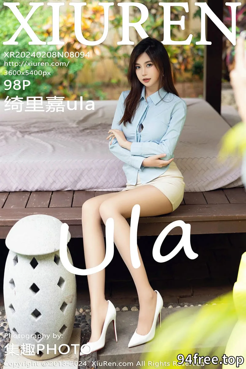 [XiuRen秀人网] No.8094 女神绮里嘉ula性感白色蕾丝内衣配超薄肉丝秀曼妙身姿诱惑写真-就是免费