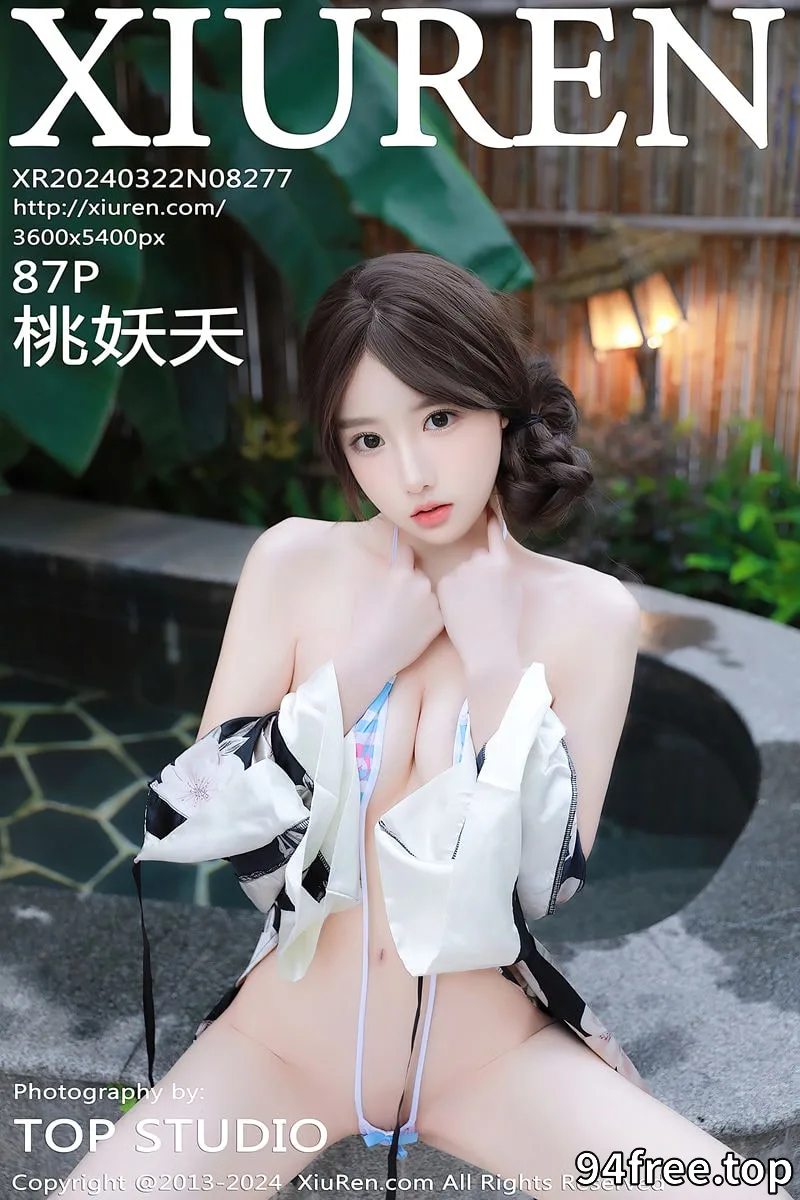 [XiuRen秀人网] No.8277 模特桃妖夭温泉场景性感花色情趣服饰秀惹火身材极致诱惑写真-就是免费