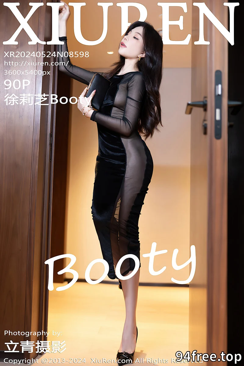 [XiuRen秀人网] No.8598 女神徐莉芝Booty性感黑色连衣裙+淡蓝色薄透连体衣迷人诱惑写真-就是免费