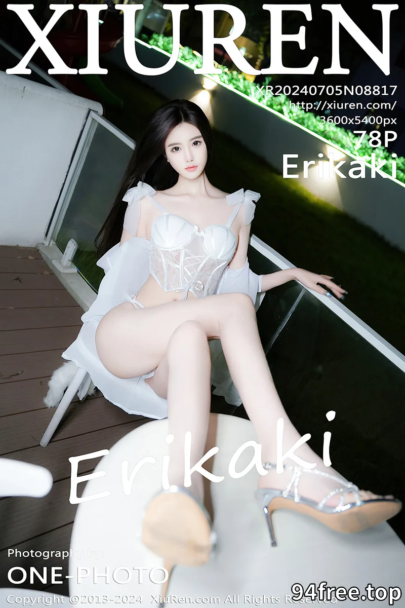 [XiuRen秀人网] No.8817 模特Erikaki泳池场景白色情趣服饰秀完美身材极致美腿诱惑写真-就是免费