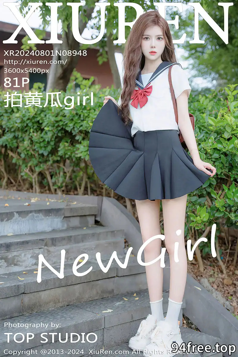 [XiuRen秀人网] NO.8948 新人模特拍黄瓜girl性感JK制服露白色蕾丝内衣秀曼妙身姿诱惑写真-就是免费