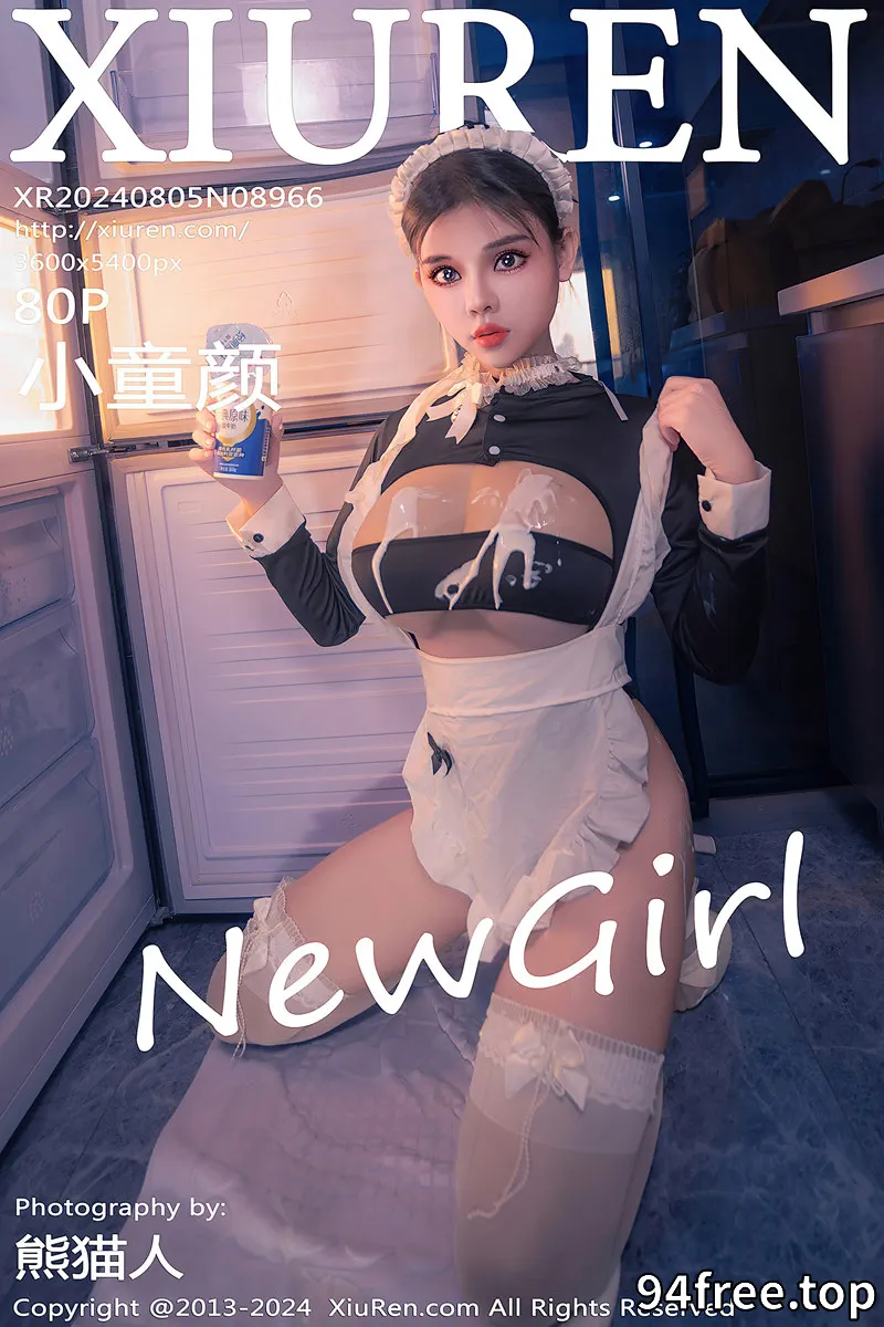 [XiuRen秀人网] NO.8966 新人模特小童颜私房浴室性感女仆装配白丝袜秀丰满身材诱惑写真-就是免费