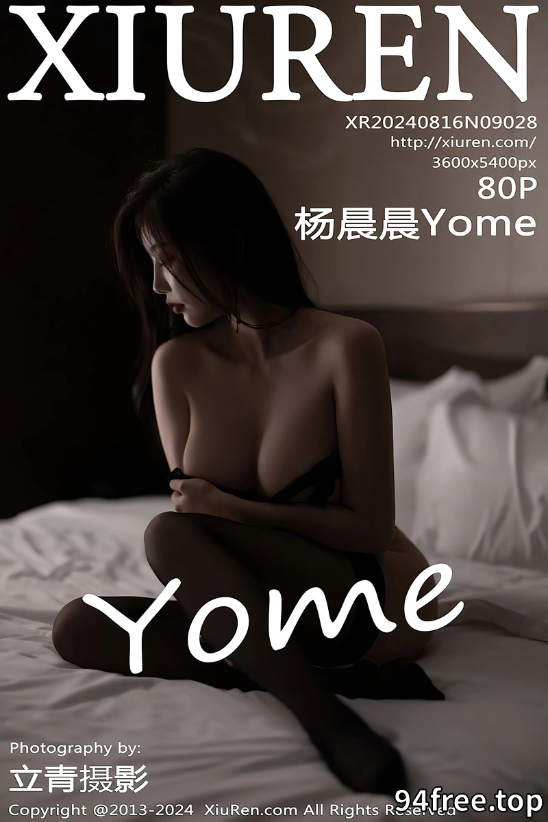 [XiuRen秀人网] NO.9028 女神杨晨晨Yome性感黑色情趣服饰配黑丝袜秀丰腴身材诱惑写真-就是免费