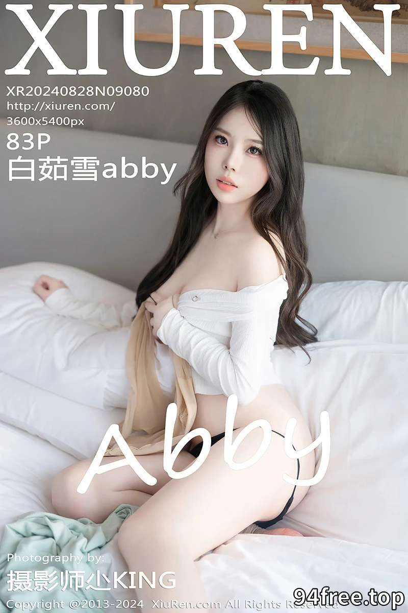 [XiuRen秀人网] NO.9080 模特白茹雪abby性感浅色连衣长裙配超薄肉丝秀丰腴身材诱惑写真-就是免费