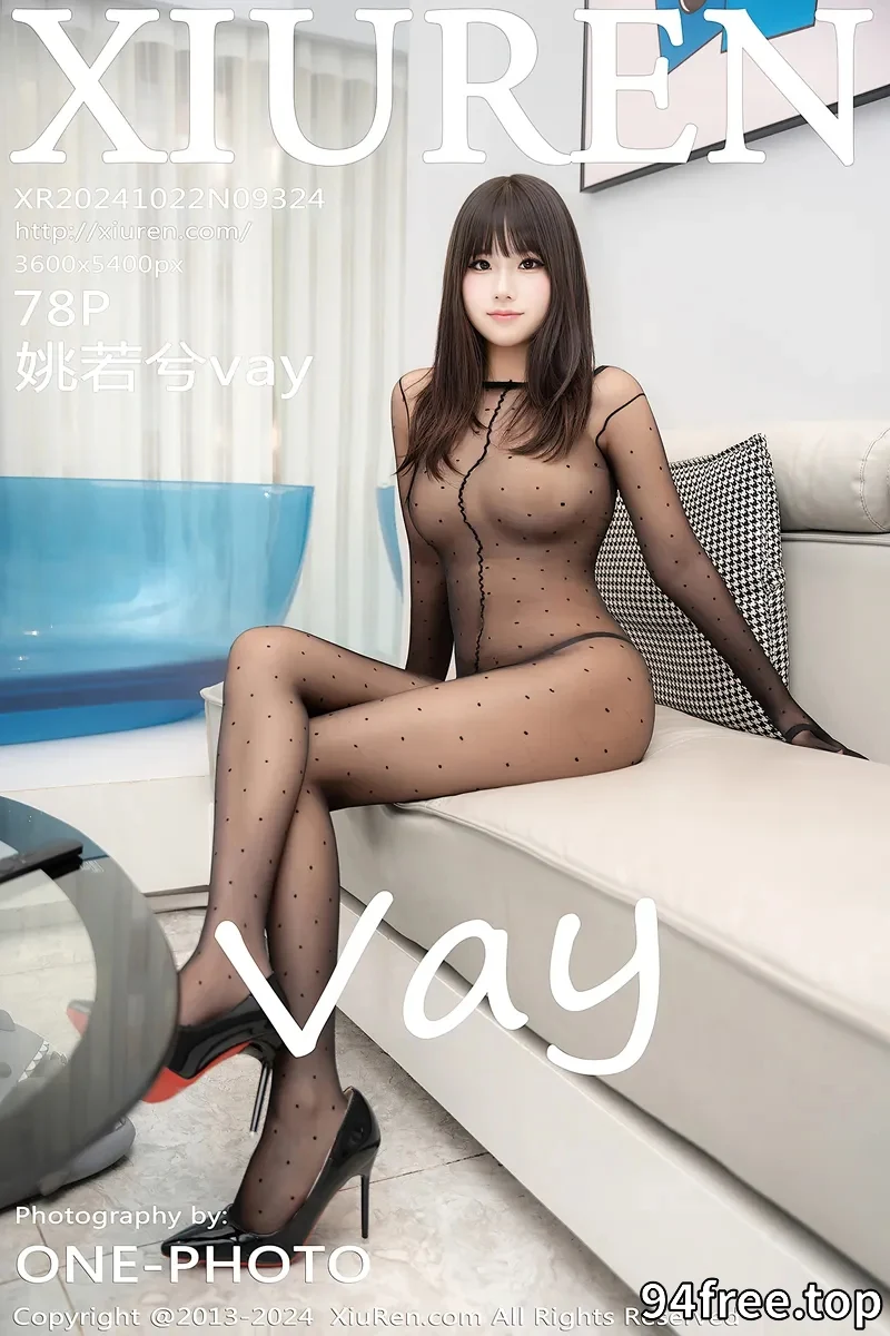 [XiuRen秀人网] NO.9324 模特姚若兮vay性感黑点超薄连体黑丝露丁字裤秀火辣身材诱惑写真-就是免费
