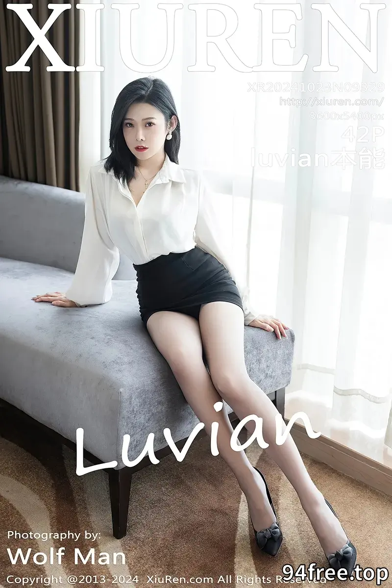 [XiuRen秀人网] NO.9329 模特luvian本能性感白衬衫配黑短裙露超薄肉丝秀凹凸身材诱惑写真-就是免费